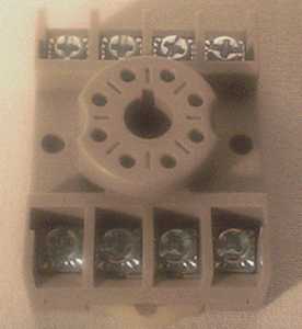 Picture of SOCKET, RELAY, 8-PIN, 300V, 10A