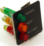 Picture of INDICATOR LIGHT  ASSEMBLY,  Model CF-400G Fryer, 208-240V unit