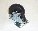 Picture of CASTER, 5-IN, SWIVEL, W/BRAKE, PLATE MT.