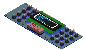 Picture of BOARD ASSEMBLY, KEYPAD & OLED DISPLAY, CC10 C0NTROL
