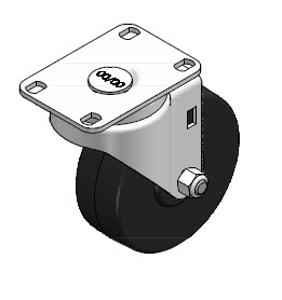 Picture of CASTER, SWIVEL, WO/BRK, SMOOTH