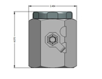 Picture of VALVE, 1-1/2 NPT X 1-1/2 TUBE, FULL PORT